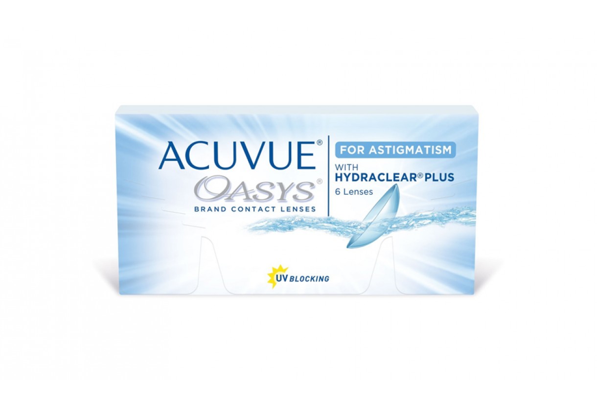 15 ήμεροι Αστιγματικοί Φακοί Επαφής Johnson & Johnson Acuvue Oasys For Atigmatism (6 Φακοί)